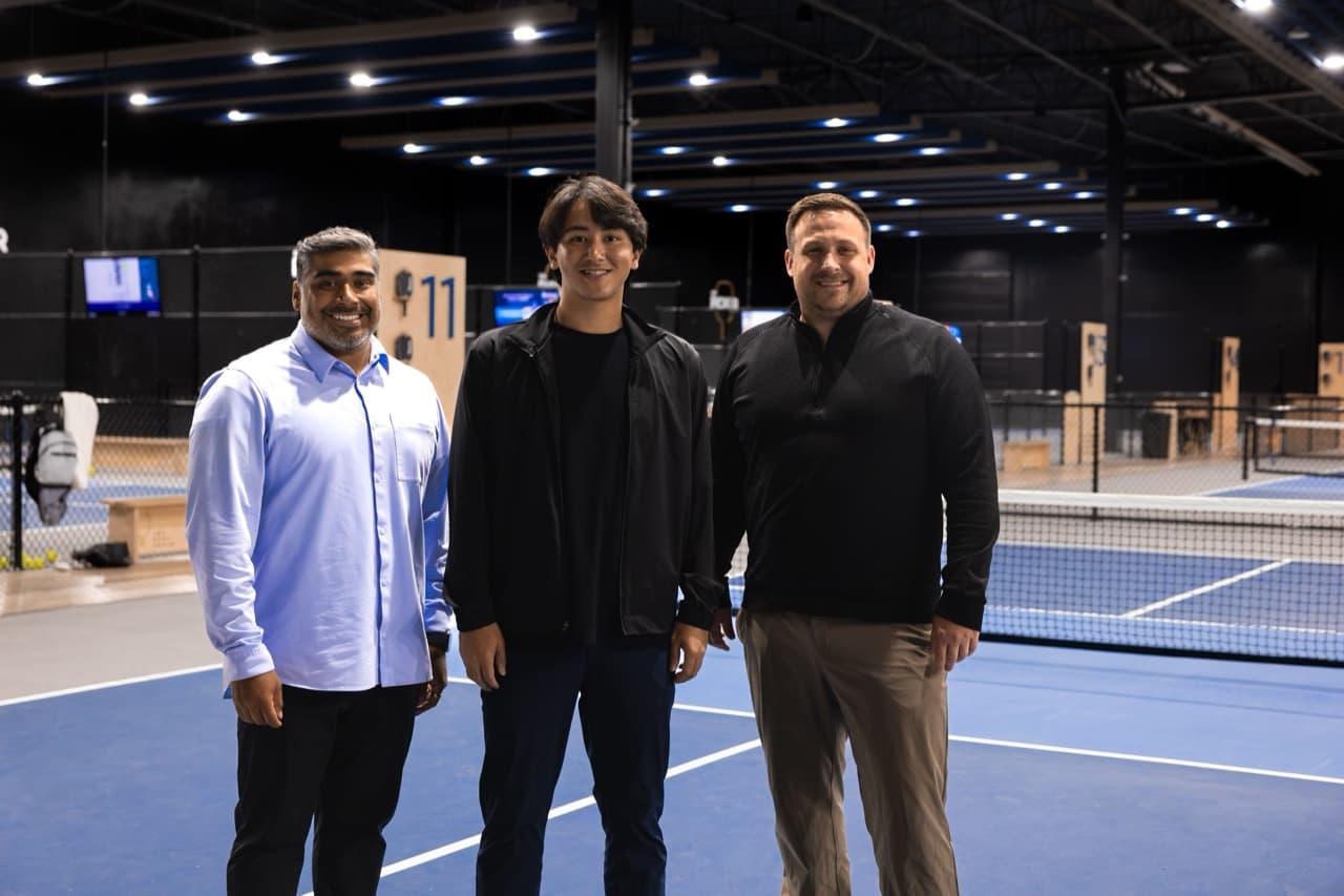 Jorge Barragan (CEO, PICKLR), Kenton Stehr (CEO, Nippon Pickleball Holdings), Austin Wood (Co-Founder & CVO, PICKLR)